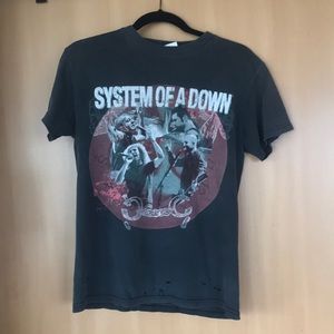 Vintage System of a Down band t